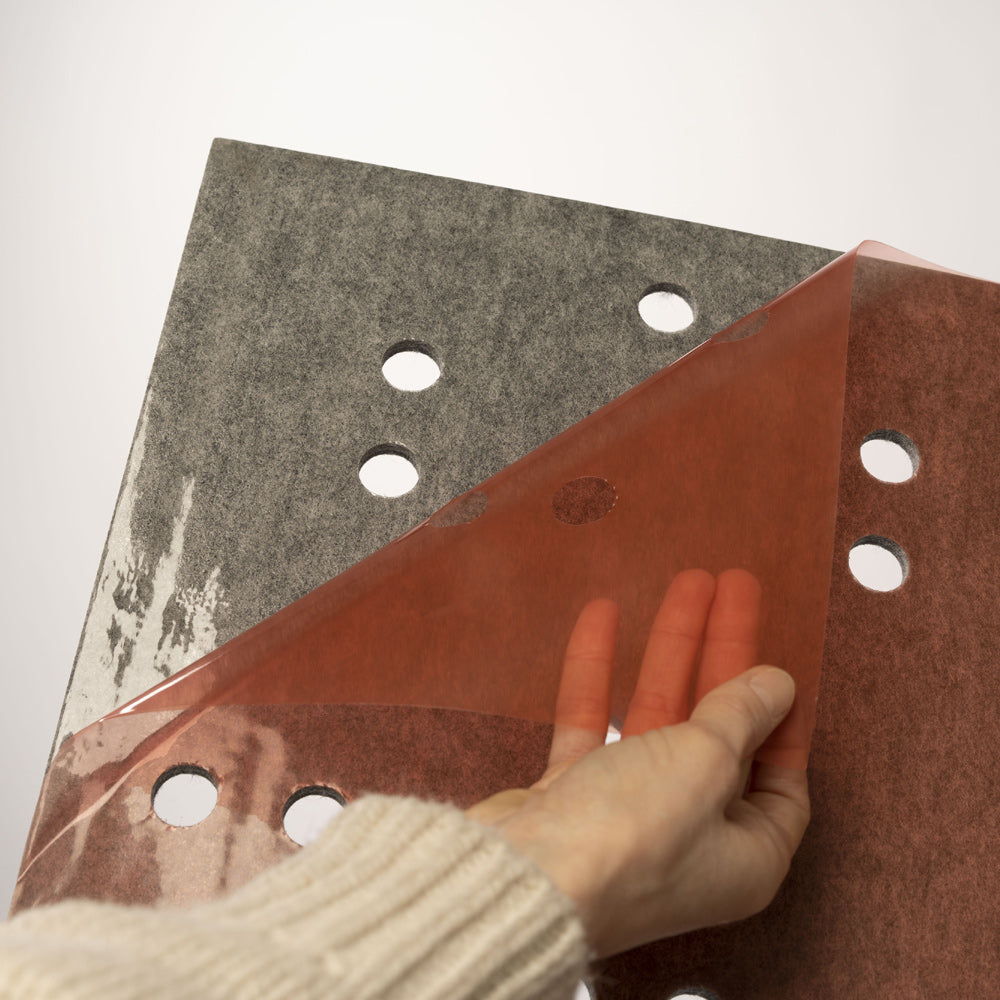 Self-adhesive design acoustic panel LONG 9mm/ light green