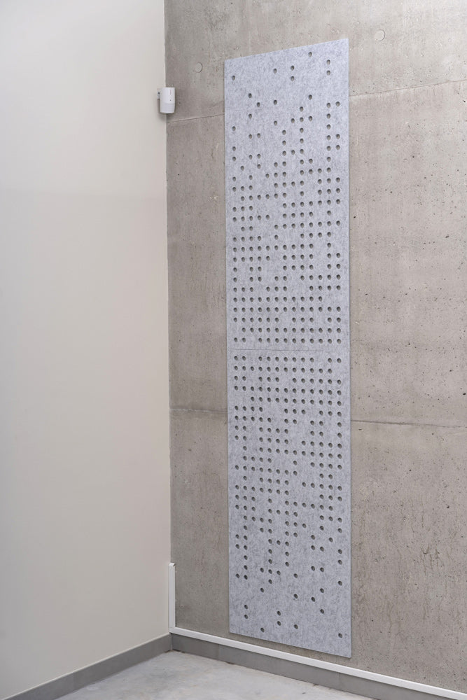 Self-adhesive design acoustic panel LONG 9mm/ light grey
