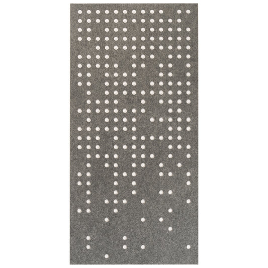 Self-adhesive design acoustic panel LONG 9mm/ dark grey