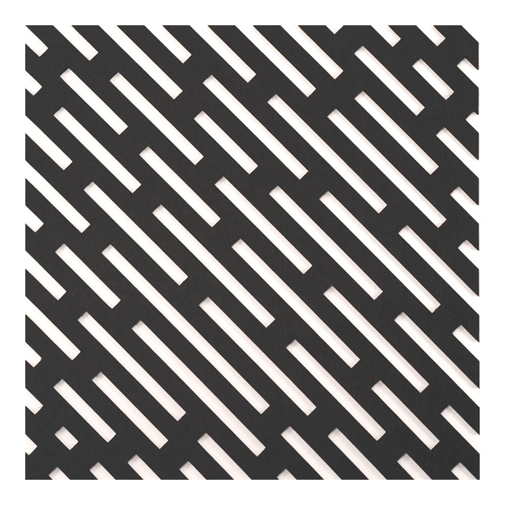 Self-adhesive design acoustic panel STRIPES 9mm/ black