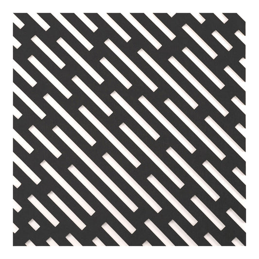 Self-adhesive design acoustic panel STRIPES 9mm/ black