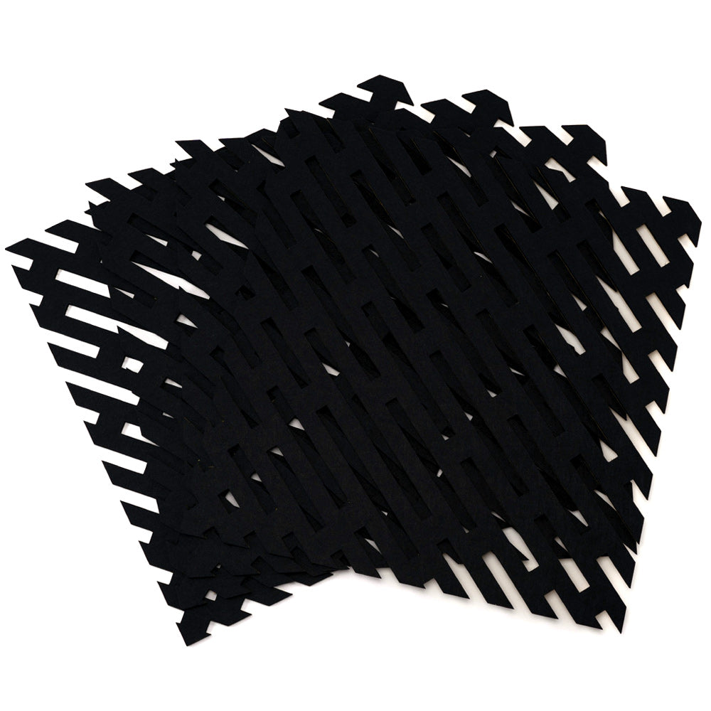 Self-adhesive design acoustic panel STRIPES 9mm/ black